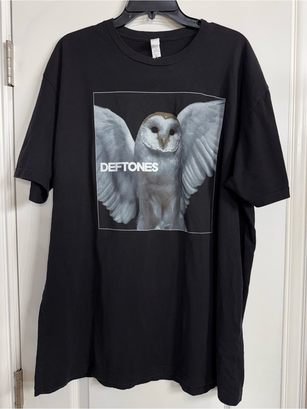 2008 Deftones Diamond Eyes Concert Shirt 2XL Black Owl Double Sided Official